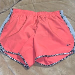 Coral NIKE Shorts